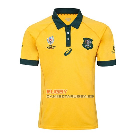 Camiseta Australia Rugby RWC2019 Amarillo