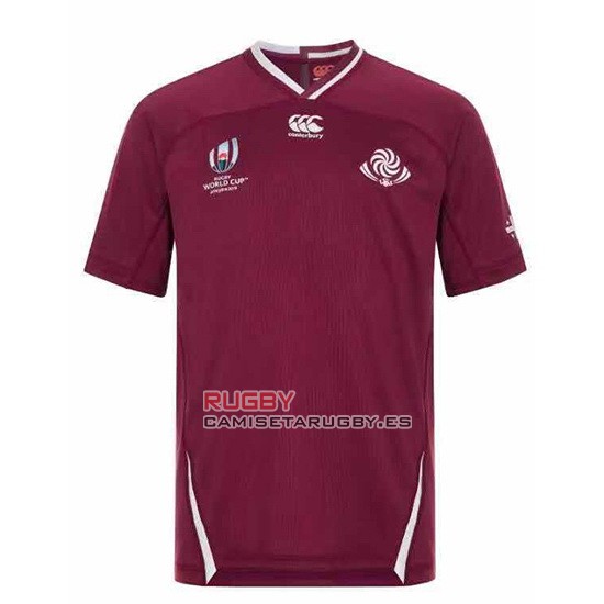 Camiseta Georgia Rugby RWC 2019 Marron