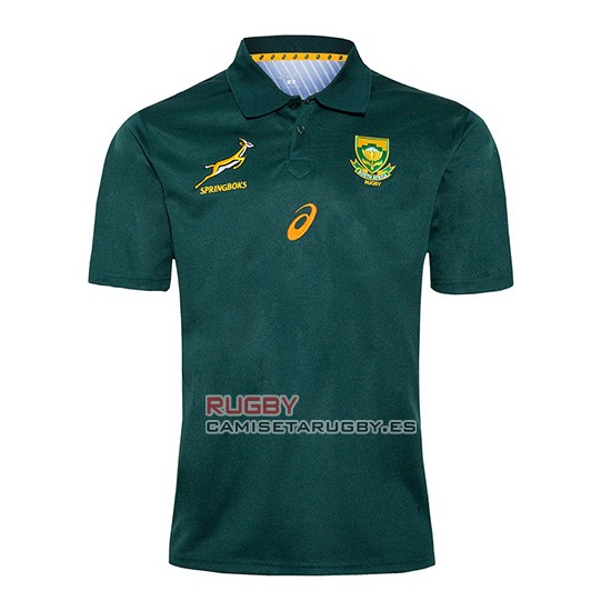 Camiseta Polo Sudafrica Rugby 2020 Verde