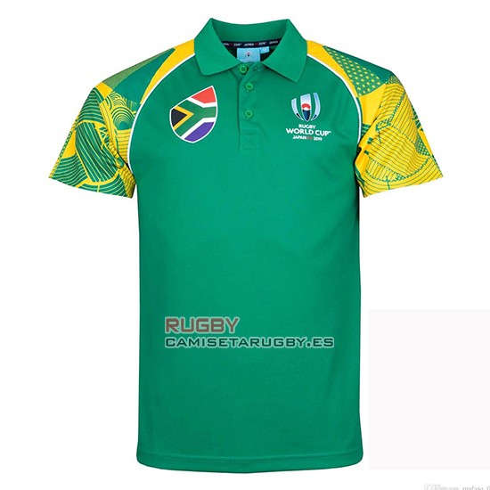 Camiseta Polo Sudafrica Rugby RWC2019