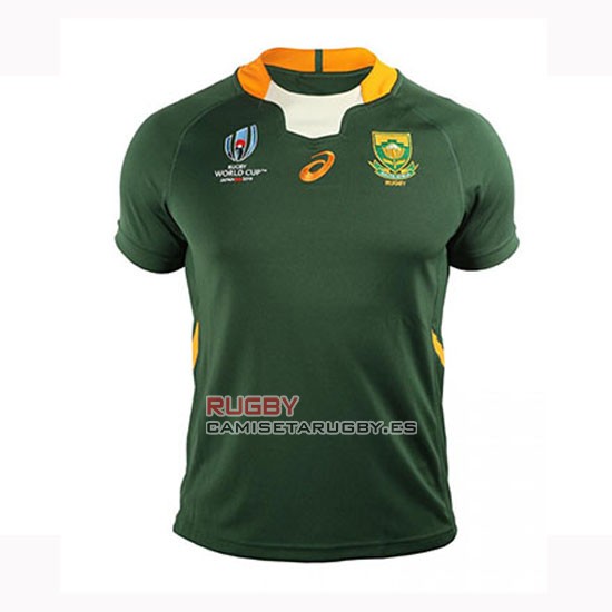 Camiseta Sudafrica Rugby RWC2019 Local